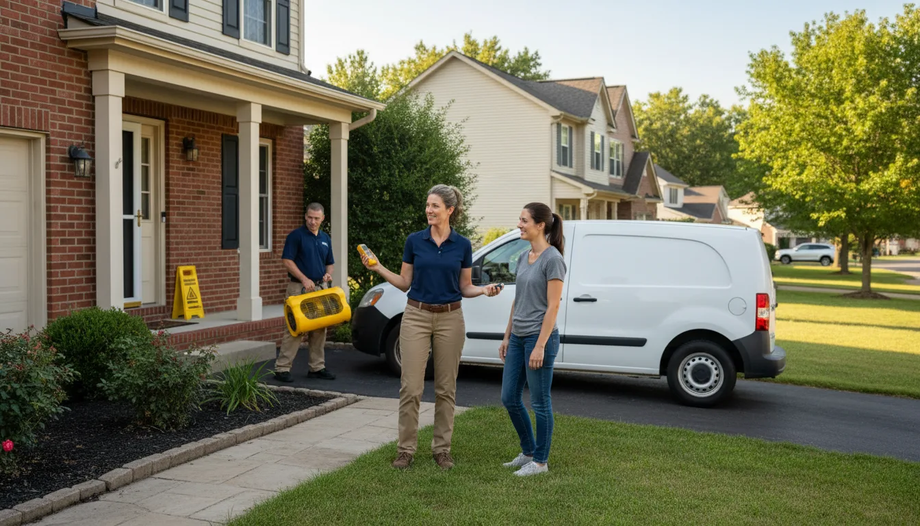 Water restoration image for Dehumidification And Cleanup Services in Chetopa, KS